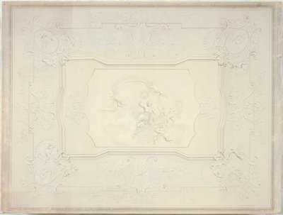 Stucco Ceiling in the Dining Room of the Lower Belvedere by Johann Peter Krafft