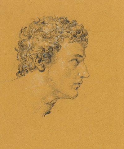 Study of a Head by Johann Peter Krafft