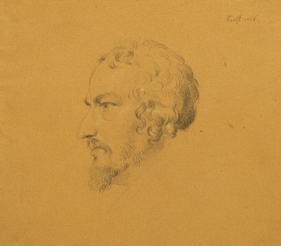 Study of a Bearded Man by Johann Peter Krafft