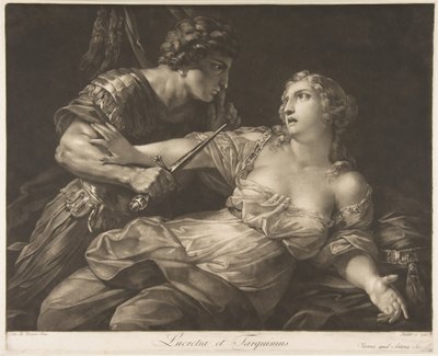 Tarquin and Lucretia by Johann Peter Pichler