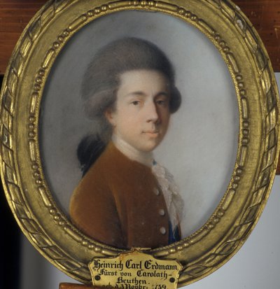 Heinrich Carl Erdmann, Fuerst von Carolath-Beuthen by Johann Philipp Bach