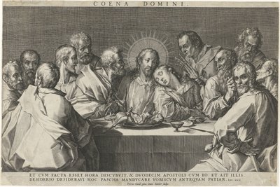 The Last Supper by Johann Sadeler (I)