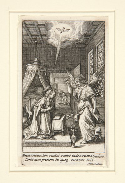 The Annunciation by Johann Sadeler I