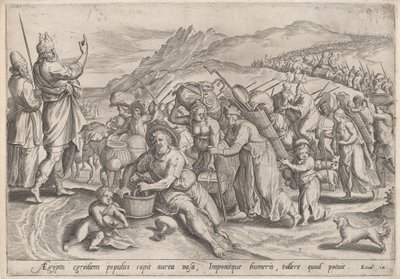 The Exodus from Egypt, c.1585 by Johann Sadeler I