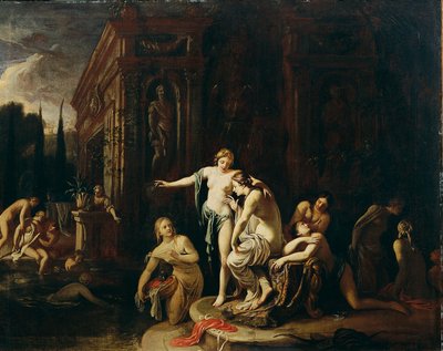 Diana and Callisto in the Bath by Johann Spillenberger