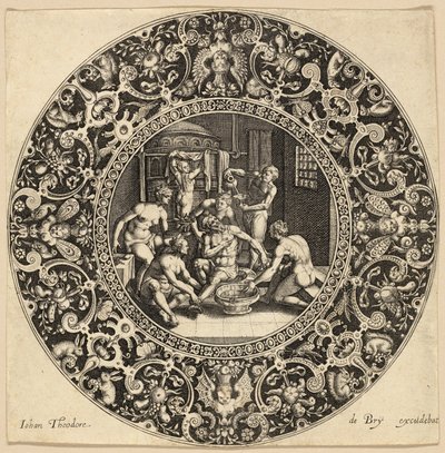 Bath of Sardanapalus by Johann Theodor de Bry