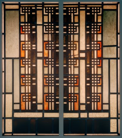 Raster Stripes Orange by Johan Thorn Prikker