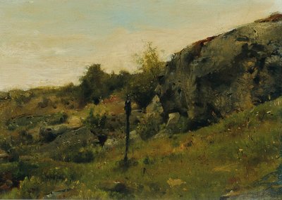 Meadow Landscape with Rocks by Johann  Till der Jüngere
