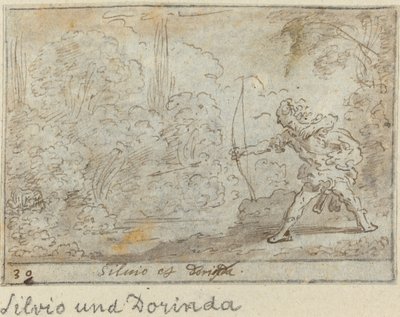 Silvio and Dorinda by Johann Wilhelm Baur