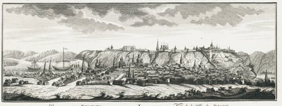 View of Tobolsk, ca 1735 by Johann Wilhelm Lürsenius