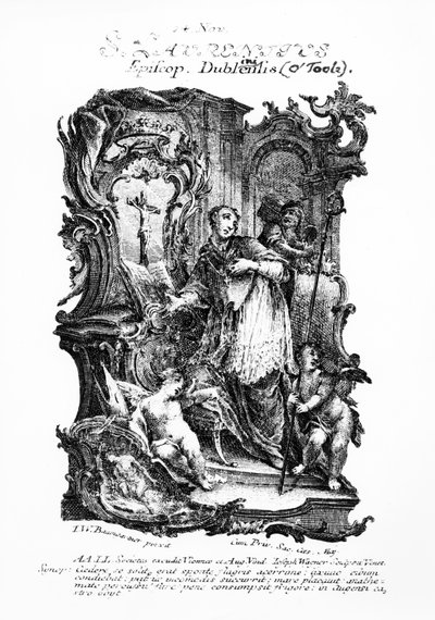 Saint Lawrence by Johann Wolfgang Baumgartner