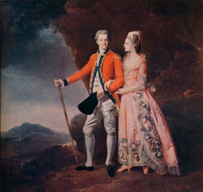Couple in a Mountain Landscape by Johan Joseph Zoffany
