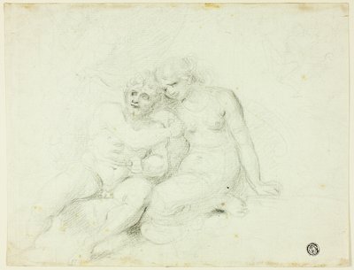 Seated Male Near Female by Johann Zoffany