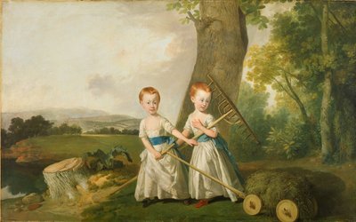 The Blunt Children, c.1766-80 by Johan Joseph Zoffany