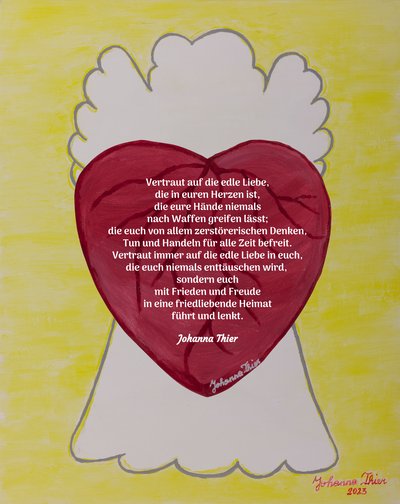 The Angel of Peace by Johanna Thier