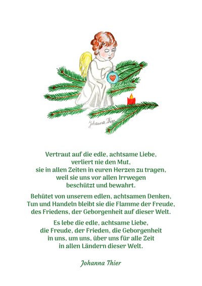 Little Angel of Peace by Johanna Thier