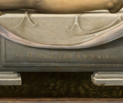 Lamentation (detail) by Johannes (fl.16th century) Hispanus