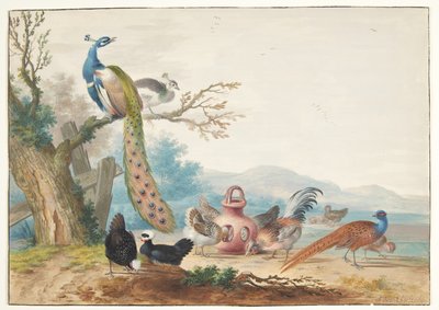 Landscape with Birds by Johannes Bronckhorst