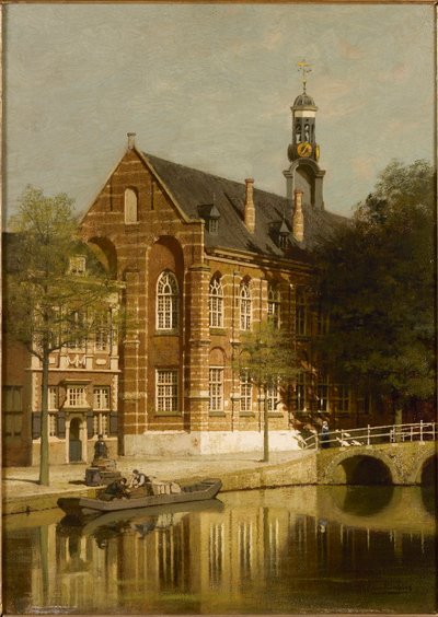View of Leiden by Johannes Christiaan Karel Klinkenberg