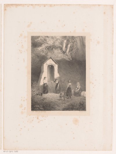 Four Girls by a Well by Johannes Christiaan d