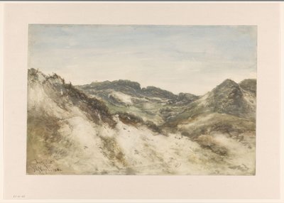 Dune Landscape near Zorgvliet by Johannes Gijsbert Vogel