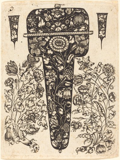 Pendant Embellished with Flowers by Johannes Hanias