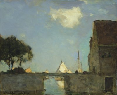 Noorden, Near Nieuwkoop by Johannes Hendrik Weissenbruch