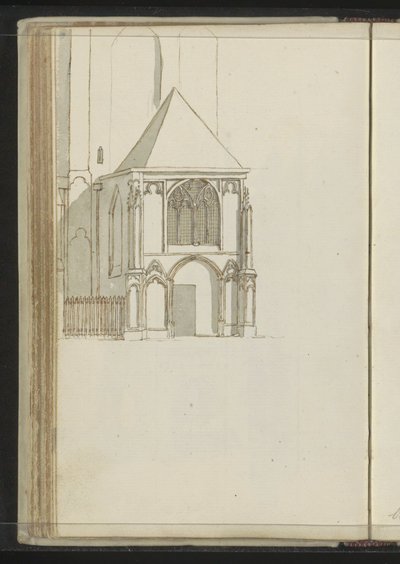 Old Church in Delft by Johannes Huibert Prins