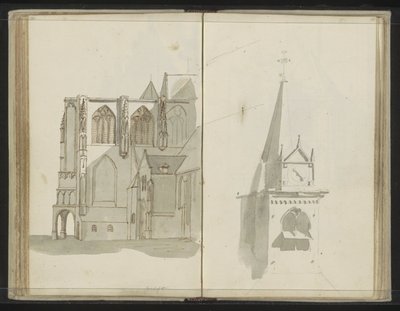 Old Church in Delft by Johannes Huibert Prins