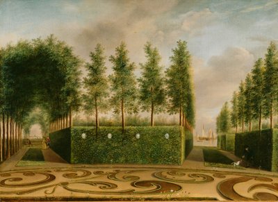 A Formal Garden, 1766 by Johannes Janson