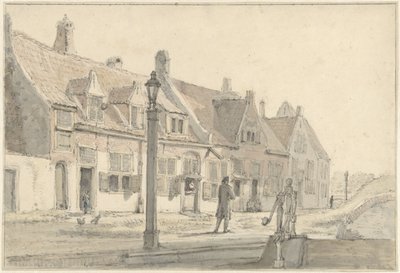 At the Koepoort in Delft by Johannes Jelgerhuis
