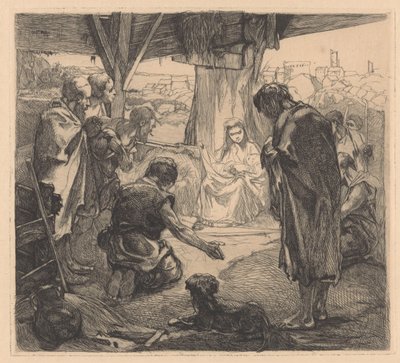 Adoration of the Shepherds by Johannes Josephus Aarts
