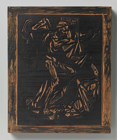 Struggling Male Figure by Johannes Josephus Aarts