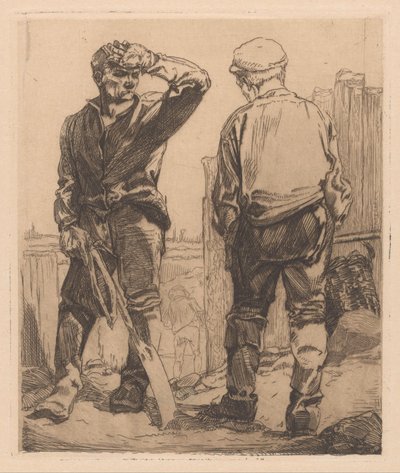 Two Workers by Johannes Josephus Aarts
