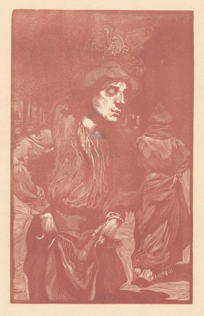 Two Women Walking on the Street by Johannes Josephus Aarts
