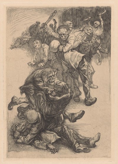 Fighting Monsters by Johannes Josephus Aarts