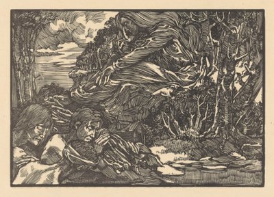 Apparition in the Forest by Johannes Josephus Aarts