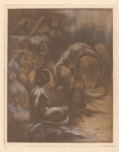 Five Mermaids by Johannes Josephus Aarts