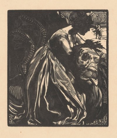 Woman with Monster by Johannes Josephus Aarts