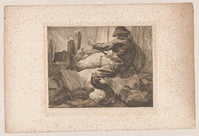 Laborer Prying by Johannes Josephus Aarts