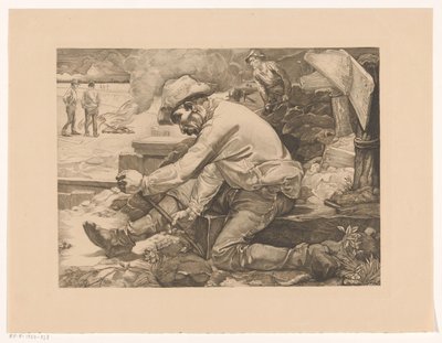Laborer Working by Johannes Josephus Aarts