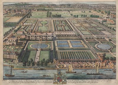 Beaufort House, Chelsea by Johannes Kip