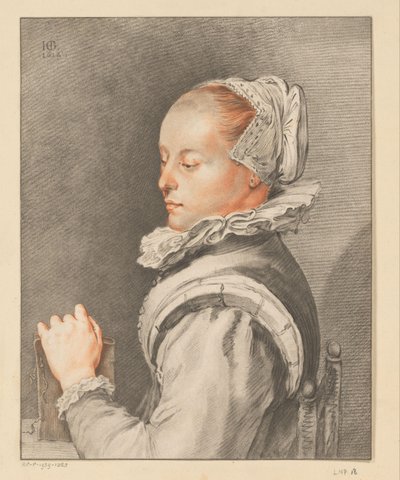 Portrait of a Young Woman by Johannes Kornlein