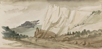 Mountain Landscape with Rocks by Johannes Tavenraat