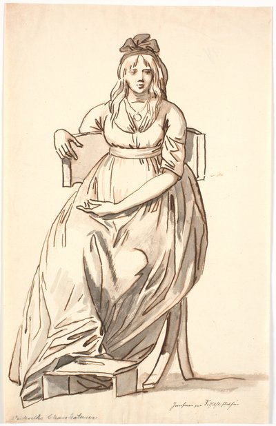 The Virgin at the Birth Foundation by Johannes Wiedewelt