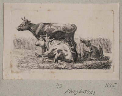 Three Cows by Johannes Wilhelm Zillen