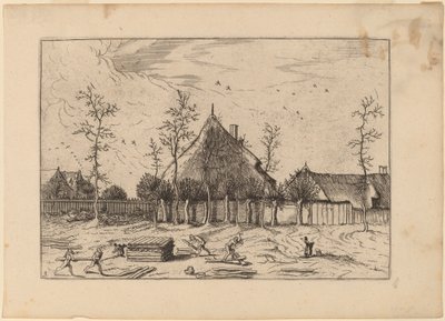 Farm by Johannes and Lucas van Doetechum after Master of the Small Landscapes