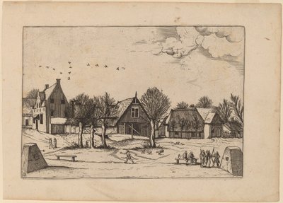 Country Village by Johannes van Doetechum, the Elder and Lucas