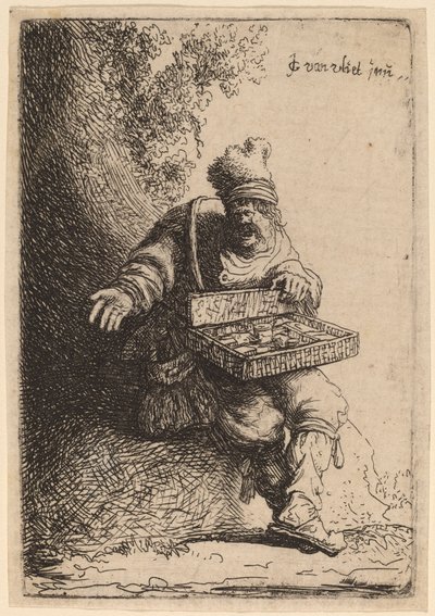 The Peddler by Johannes van Vliet