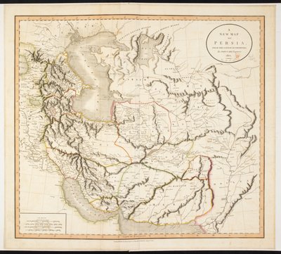 A Map of Persia by John (after) Cary